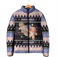 Astronaut Christmas Padded Jacket Gingerbread In Space - Wonder Print Shop