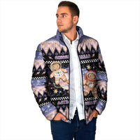 Astronaut Christmas Padded Jacket Gingerbread In Space - Wonder Print Shop