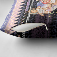 Astronaut Christmas Pillow Cover Gingerbread In Space - Wonder Print Shop