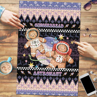 Astronaut Christmas Puzzle Gingerbread In Space - Wonder Print Shop