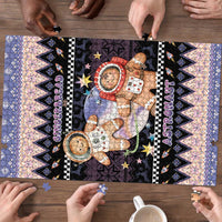 Astronaut Christmas Puzzle Gingerbread In Space - Wonder Print Shop
