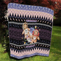 Astronaut Christmas Quilt Gingerbread In Space - Wonder Print Shop