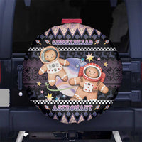 Astronaut Christmas Spare Tire Cover Gingerbread In Space - Wonder Print Shop