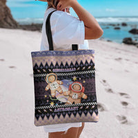 Astronaut Christmas Tote Bag Gingerbread In Space - Wonder Print Shop