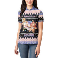 Astronaut Christmas Women Polo Shirt Gingerbread In Space - Wonder Print Shop