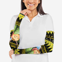 Bee Christmas Arm Sleeves Cute Bumblebee - Wonder Print Shop