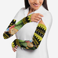 Bee Christmas Arm Sleeves Cute Bumblebee - Wonder Print Shop