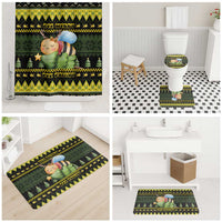 Bee Christmas Bathroom Set Cute Bumblebee - Wonder Print Shop
