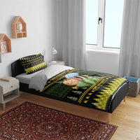 Bee Christmas Bedding Set Cute Bumblebee - Wonder Print Shop