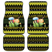 Bee Christmas Car Mats Cute Bumblebee - Wonder Print Shop