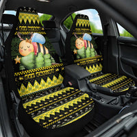 Bee Christmas Car Seat Cover Cute Bumblebee - Wonder Print Shop