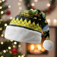 Bee Christmas Santa Hat Cute Bumblebee - Wonder Print Shop