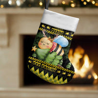 Bee Christmas Stocking Cute Bumblebee - Wonder Print Shop