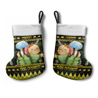 Bee Christmas Stocking Cute Bumblebee - Wonder Print Shop