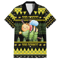 Bee Christmas Family Matching Tank Maxi Dress and Hawaiian Shirt Cute Bumblebee - Wonder Print Shop