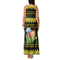 Bee Christmas Family Matching Tank Maxi Dress and Hawaiian Shirt Cute Bumblebee - Wonder Print Shop