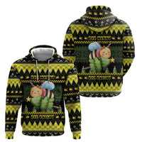 Bee Christmas Hoodie Cute Bumblebee - Wonder Print Shop