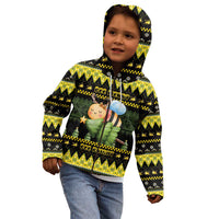 Bee Christmas Kid Hoodie Cute Bumblebee - Wonder Print Shop