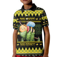 Bee Christmas Kid Polo Shirt Cute Bumblebee - Wonder Print Shop