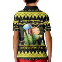 Bee Christmas Kid Polo Shirt Cute Bumblebee - Wonder Print Shop