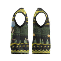 Bee Christmas Knitted V-Neck Vest Cute Bumblebee - Wonder Print Shop