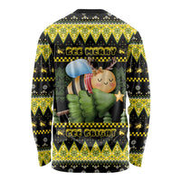 Bee Christmas Long Sleeve Shirt Cute Bumblebee - Wonder Print Shop