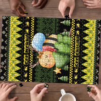 Bee Christmas Puzzle Cute Bumblebee - Wonder Print Shop