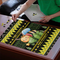 Bee Christmas Puzzle Cute Bumblebee - Wonder Print Shop