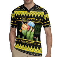 Bee Christmas Rugby Jersey Cute Bumblebee - Wonder Print Shop