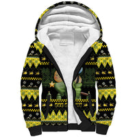 Bee Christmas Sherpa Hoodie Cute Bumblebee - Wonder Print Shop