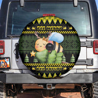 Bee Christmas Spare Tire Cover Cute Bumblebee - Wonder Print Shop