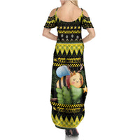 Bee Christmas Summer Maxi Dress Cute Bumblebee - Wonder Print Shop