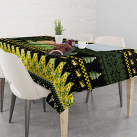 Bee Christmas Tablecloth Cute Bumblebee - Wonder Print Shop