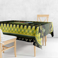 Bee Christmas Tablecloth Cute Bumblebee - Wonder Print Shop