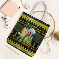 Bee Christmas Tote Bag Cute Bumblebee - Wonder Print Shop
