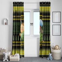 Bee Christmas Window Curtain Cute Bumblebee - Wonder Print Shop