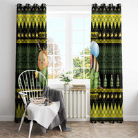 Bee Christmas Window Curtain Cute Bumblebee - Wonder Print Shop