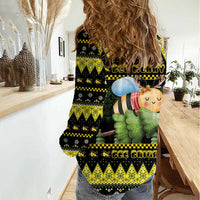 Bee Christmas Women Casual Shirt Cute Bumblebee - Wonder Print Shop