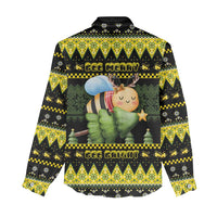 Bee Christmas Women Casual Shirt Cute Bumblebee - Wonder Print Shop