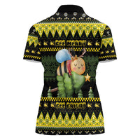 Bee Christmas Women Polo Shirt Cute Bumblebee - Wonder Print Shop