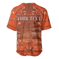 Personalized Dutch Empire Baseball Jersey Tulip Ornaments Vintage Style - Wonder Print Shop