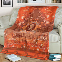 Dutch Empire Blanket Tulip Ornaments Vintage Style - Wonder Print Shop