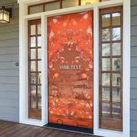 Personalized Dutch Empire Door Cover Tulip Ornaments Vintage Style - Wonder Print Shop