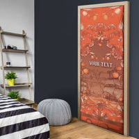 Personalized Dutch Empire Door Cover Tulip Ornaments Vintage Style - Wonder Print Shop