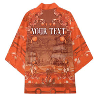 Personalized Dutch Empire Kimono Tulip Ornaments Vintage Style - Wonder Print Shop