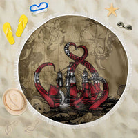 Danish Empire Beach Blanket Denmark Norway Union And Kraken - Wonder Print Shop