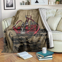 Danish Empire Blanket Denmark Norway Union And Kraken - Wonder Print Shop