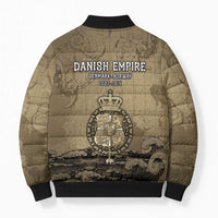 Danish Empire Bomber Puffer Jacket Denmark Norway Union And Kraken - Wonder Print Shop