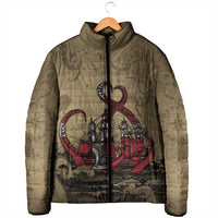 Danish Empire Padded Jacket Denmark Norway Union And Kraken - Wonder Print Shop