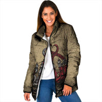 Danish Empire Padded Jacket Denmark Norway Union And Kraken - Wonder Print Shop